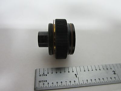 FOR PARTS MICROSCOPE OBJECTIVE ZEISS WINKEL 2.5X OPTICS AS IS BIN#Q3-13