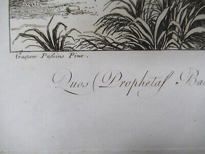 ANTIQUE ETCHING ITALIA ROME CIRCA 1810 GASPARD DUGHET PIETRO PARBONI AS PIC ii