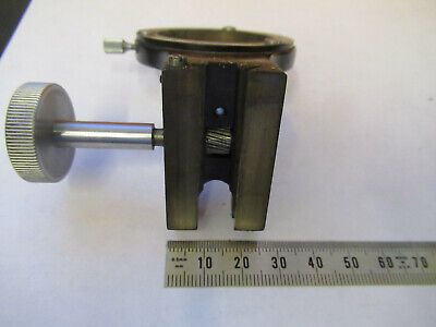 ANTIQUE BAUSCH LOMB CONDENSER HOLDER MICROSCOPE PART AS PICTURED &H1-B-55