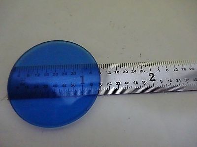 MICROSCOPE PART ZEISS GERMANY BLUE FILTER OPTICS AS IS BIN#W7-16