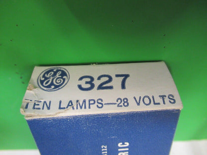 LOT 10 PCS GE GENERAL ELECTRIC 327 28V LAMP BULB AS PICTURED 8X-A-47