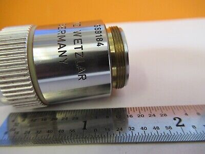 LEITZ WETZLAR OBJECTIVE 569184 PL 16X INFINITY OPTICS MICROSCOPE AS PIC &5M-A-15