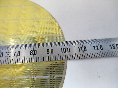 FOR PARTS SAPPHIRE WAFER PLATINUM + GOLD COATED OPTICS AS PICTURED #2-FT-06