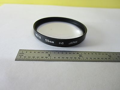 OPTICAL LENS CONVEX CONCAVE HOYA 55 mm +4 LASER OPTICS AS IS BIN#15-B-02