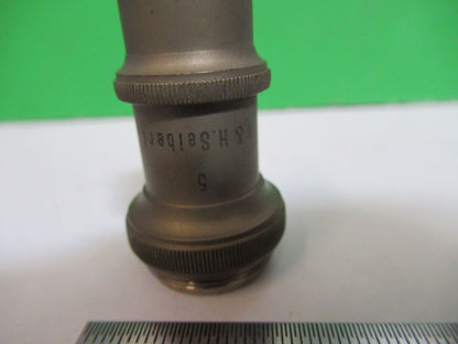 SEIBERT "5" OBJECTIVE LENS OPTICS MICROSCOPE PART AS PICTURED Q7-A-06