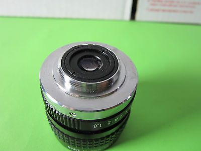 OPTICAL COSMICAR 25 MM LENS TV JAPAN nick on edge OPTICS BIN#B5-43