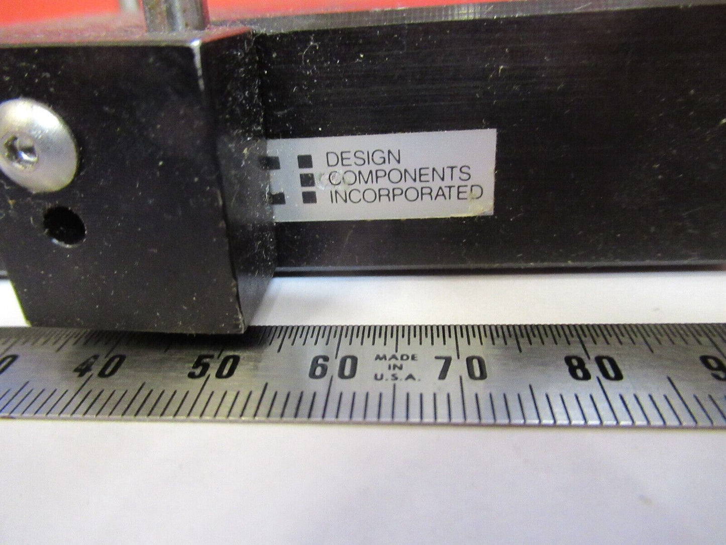 OPTICAL USED STAGE SLIDE POSITIONING DCI OPTICS AS IS PICTURED #R3-C-01