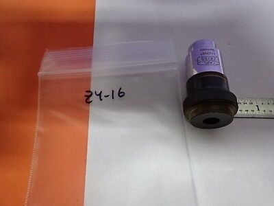 CARL ZEISS GERMANY OBJECTIVE PLAN 10X OPTICS MICROSCOPE PART AS PICTURED &Z4-16