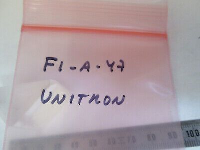 UNITRON JAPAN GLASS PRISM OPTICS MICROSCOPE PART AS PICTURED &F1-A-47