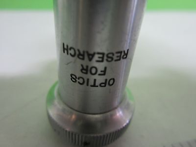 MICROSCOPE PART OBJECTIVE OPTICS FOR RESEARCH INFRARED OPTICAL AS IS S9-27