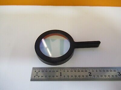 ZEISS GERMANY HEAT ABSORBING LENS FILTER MICROSCOPE PART AS PICTURED &W2-B-59