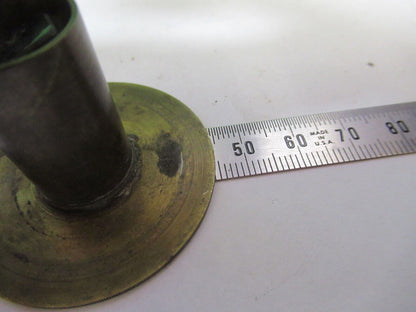 ANTIQUE BRASS BAUSCH LOMB POL POLARIZER MICROSCOPE PART AS PICTURED &83-FT-10