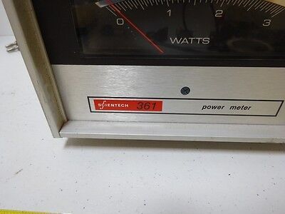 FOR PARTS SCIENTECH LASER POWER METER READOUT DISPLAY AS PICTURED AS IS #TC-2