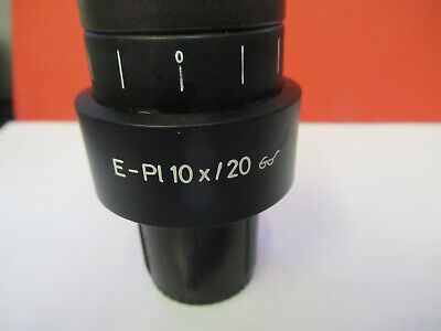 CARL ZEISS EYEPIECE  444232 E-Pl 10X/20 LENS MICROSCOPE PART AS PICTURED Q3-B-88