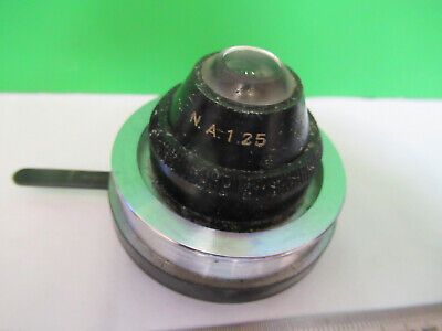 SPENCER ANTIQUE CONDENSER + IRIS OPTICS MICROSCOPE PART AS PICTURED &Z1-A-14