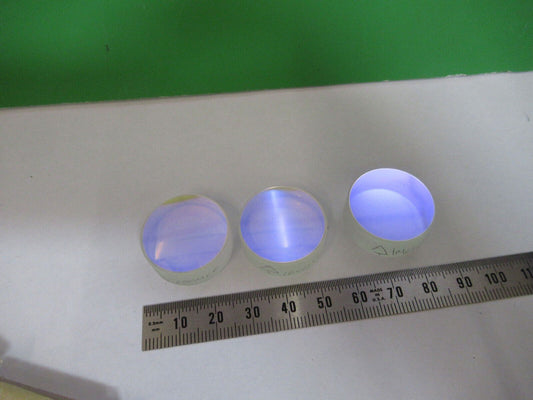 OPTICAL ex-NASA LOT LENSES INFRARED COATED LASER OPTICS AS PICTURED Q7-A-54