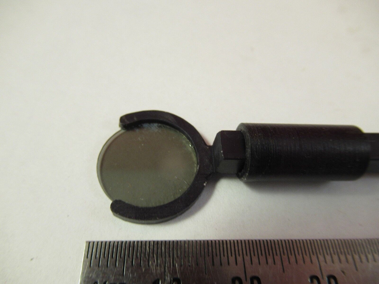 ZEISS GERMANY POLARIZER SLIDE HEAD OPTICS MICROSCOPE PART AS PICTURED &39-A-18