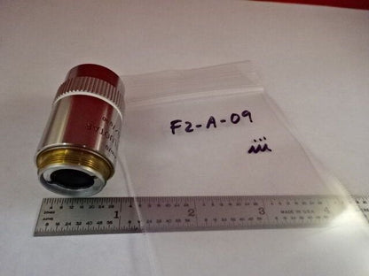 MICROSCOPE PART OBJECTIVE LEITZ GERMANY FLUOTAR 100X INFINI OPTICS AS IS #F2-A-9