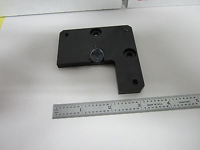 OPTICAL MICROSCOPE PART DMR LEICA MOUNTED TILTED MIRROR OPTICS AS IS BIN#D2-P-19