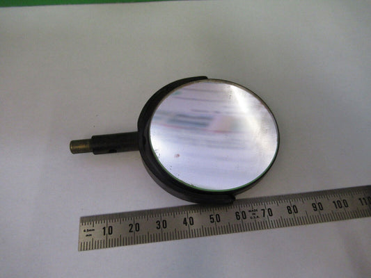 BAUSCH LOMB MIRROR CONCAVE & FLAT OPTICS MICROSCOPE PART AS PICTURED &P8-B-03