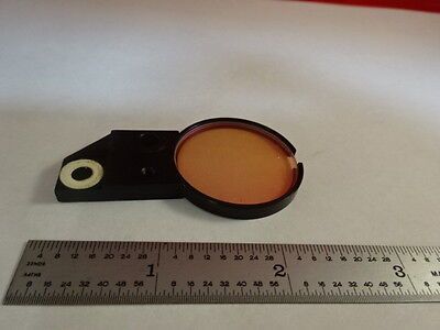 MICROSCOPE PART REICHERT AUSTRIA COATED FILTER LENS OPTICS AS IS B#R5-A-05