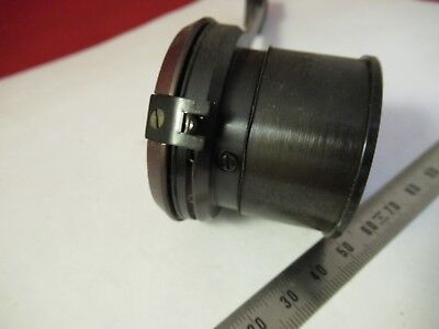 ILLUMINATOR LENS AND LEVER maybe REICHERT MICROSCOPE PART AS PICTURED #66-A-61