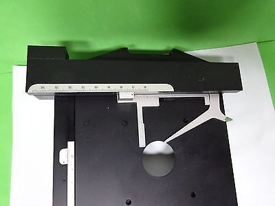 MICROSCOPE PART WILD HEERBRUGG SWISS M-12 STAGE TABLE OPTICS AS IS BIN#Z1-05