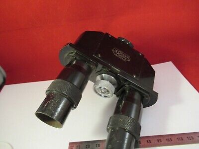 FOR PARTS MICROSCOPE RARE ERNST LEITZ ANTIQUE BINOCULAR HEAD AS PICTURED &9-A-73