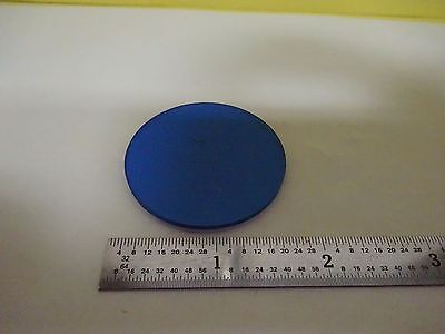 MICROSCOPE PART BLUE FILTER ILLUMINATOR OPTICS AS IS BIN#4V-FL-30