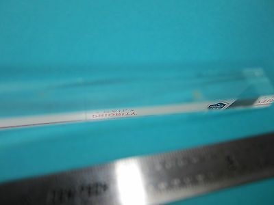 OPTICAL RARE TRUNCATED GLASS ROD BAR + LENS LASER OPTICS AS PICTURED BIN#B6-13