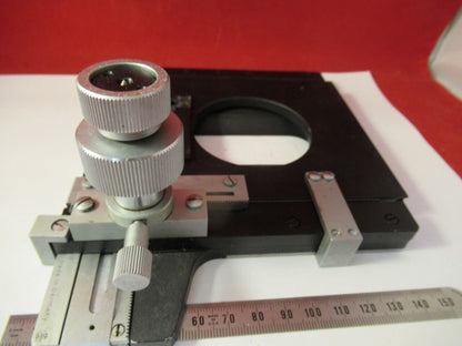 LEITZ GERMANY STAGE TABLE SPECIMEN MICROSCOPE PART AS PICTURED &39-A-08