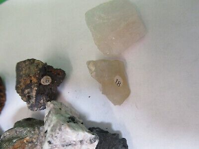 BAG OF MINERALS ROCKS LOT COLLECTION AS PICTURED &Z9-A-53