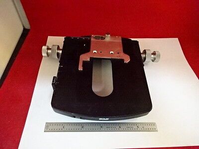 MICROSCOPE PART WILD HEERBRUGG SWISS M20 STAGE TABLE MICROMETER AS IS #51-A-07