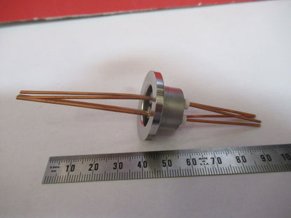 1 KILOVOLT ELECTRICAL FEEDTHROUGH WELDABLE 1000 VOLTS AS PICTURED &G4-A-14