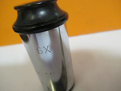 VINTAGE SPENCER EYEPIECE 6X OCULAR MICROSCOPE PART OPTICS AS PICTURED &P5-A-89