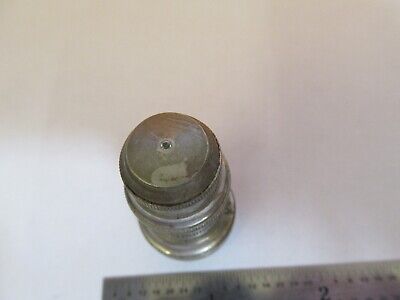 ANTIQUE BRASS UNKNOWN 1/12 OBJECTIVE MICROSCOPE PART AS PICTURED &7B-B-20