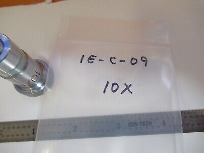 VICKERS UK ENGLAND OBJECTIVE 10X OPTICS MICROSCOPE PART AS PICTURED #1E-C-09