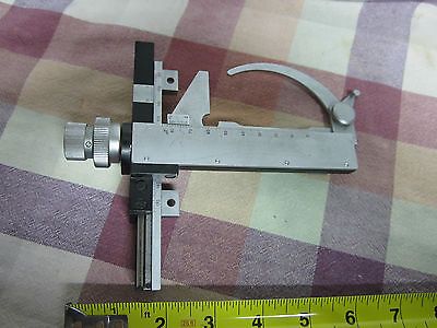 LEITZ WETZLAR GERMANY MICROSCOPE STAGE MICROMETER VINTAGE SLIDE OPTICS BIN#A6