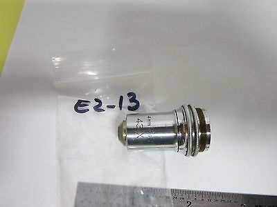 MICROSCOPE VINTAGE PART OPTICAL OBJECTIVE BAUSCH LOMB 43X OPTICS AS IS BN#E2-13