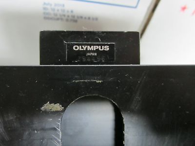 OLYMPUS STAGE TABLE MICROMETER BH-2 ?? MICROSCOPE PART OPTICS AS IS BIN#M2