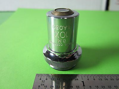 OPTICAL MICROSCOPE PART UNITRON OBJECTIVE BM PHASE CONTRAST 10X OPTICS BIN#B5-32