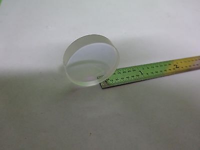 OPTICAL COATED FLAT LENS [spot in the middle] LASER OPTICS AS IS BIN#11-A-34