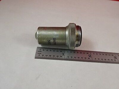 FOR PARTS MICROSCOPE PART UNITRON OBJECTIVE M40 cracked OPTICS AS IS BIN#S4-A-14