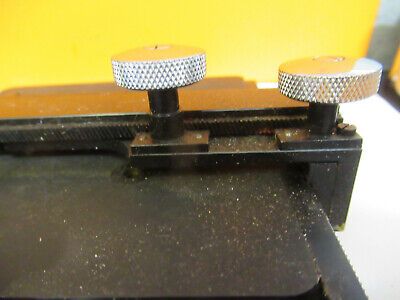 SPENCER AO VINTAGE STAGE TABLE XY ANTIQUE MICROSCOPE PART AS PICTURED &P2-A-78