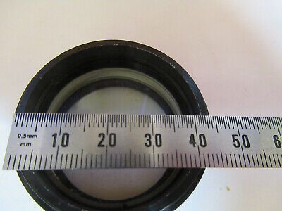 BAUSCH LOMB STEREO OBJECTIVE 0.5X 44mm DIA MICROSCOPE PART AS PICTURED #P3-A-10