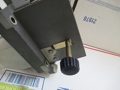 LEICA DMRB GERMANY STAGE TABLE HOLDER MICROSCOPE PART AS PICTURED &FT-6-183