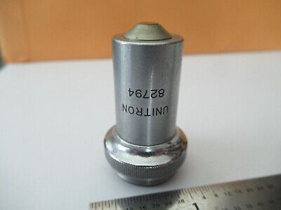 UNITRON JAPAN M40X METALLO OBJECTIVE LENS MICROSCOPE PART AS PICTURED &F5-A-152