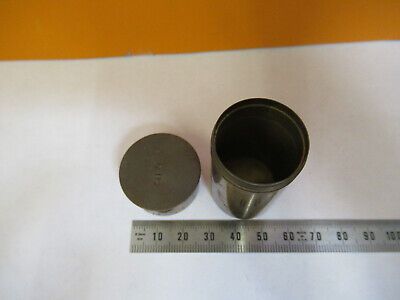 CARL ZEISS GERMANY EMPTY BRASS OBJECTIVE CANISTER MICROSCOPE PART  &H1-B-11