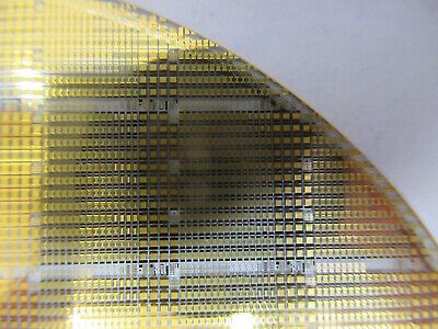 FOR PARTS SAPPHIRE WAFER PLATINUM + GOLD COATED OPTICS AS PICTURED #2-FT-06