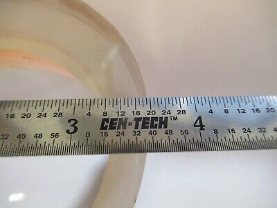 OPTICAL MIL SPEC HUGE LENS PLANO CONCAVE THICK GLASS OPTICS AS PICTURED FT-6-206